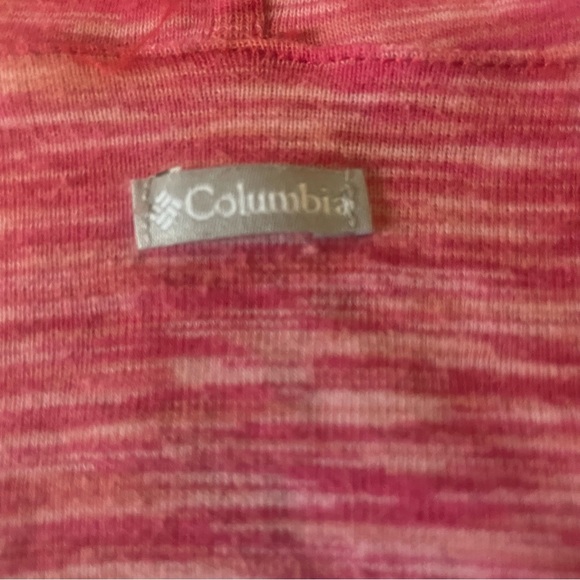 Columbia heather pink/white Lightweight hooded athletic jacket - Picture 6 of 9